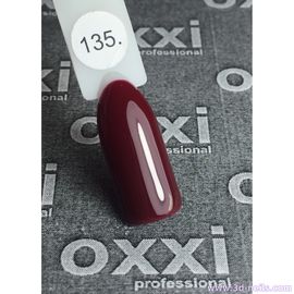 Гель-лак OXXI Professional №135 (темная фуксия, эмаль), 10 мл