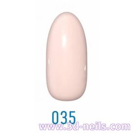 Гель-лак Leo №035 (бледный розово-молочный, эмаль), 9 мл