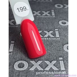Гель-лак OXXI Professional №199 (яркий красный), 10 мл