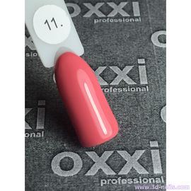 Гель-лак OXXI Professional №011 (розово-коралловый, эмаль), 10 мл